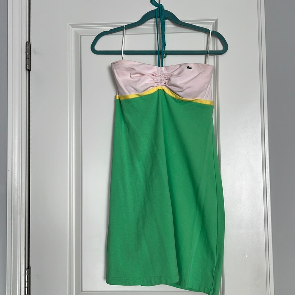 Women's multi-colored Lacoste tennis dress